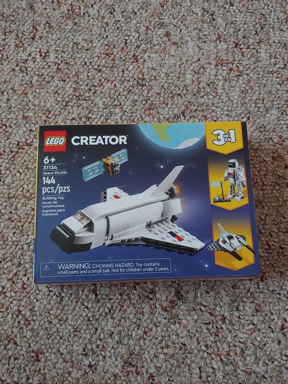 LEGO Creator 3 in 1 Space Shuttle & Spaceship Toys 31134